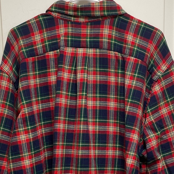 ❤️‍🔥 Ralph Lauren HANDSOME XXLB Classic Fit Red Green Black Plaid Flannel Shirt - Picture 4 of 8